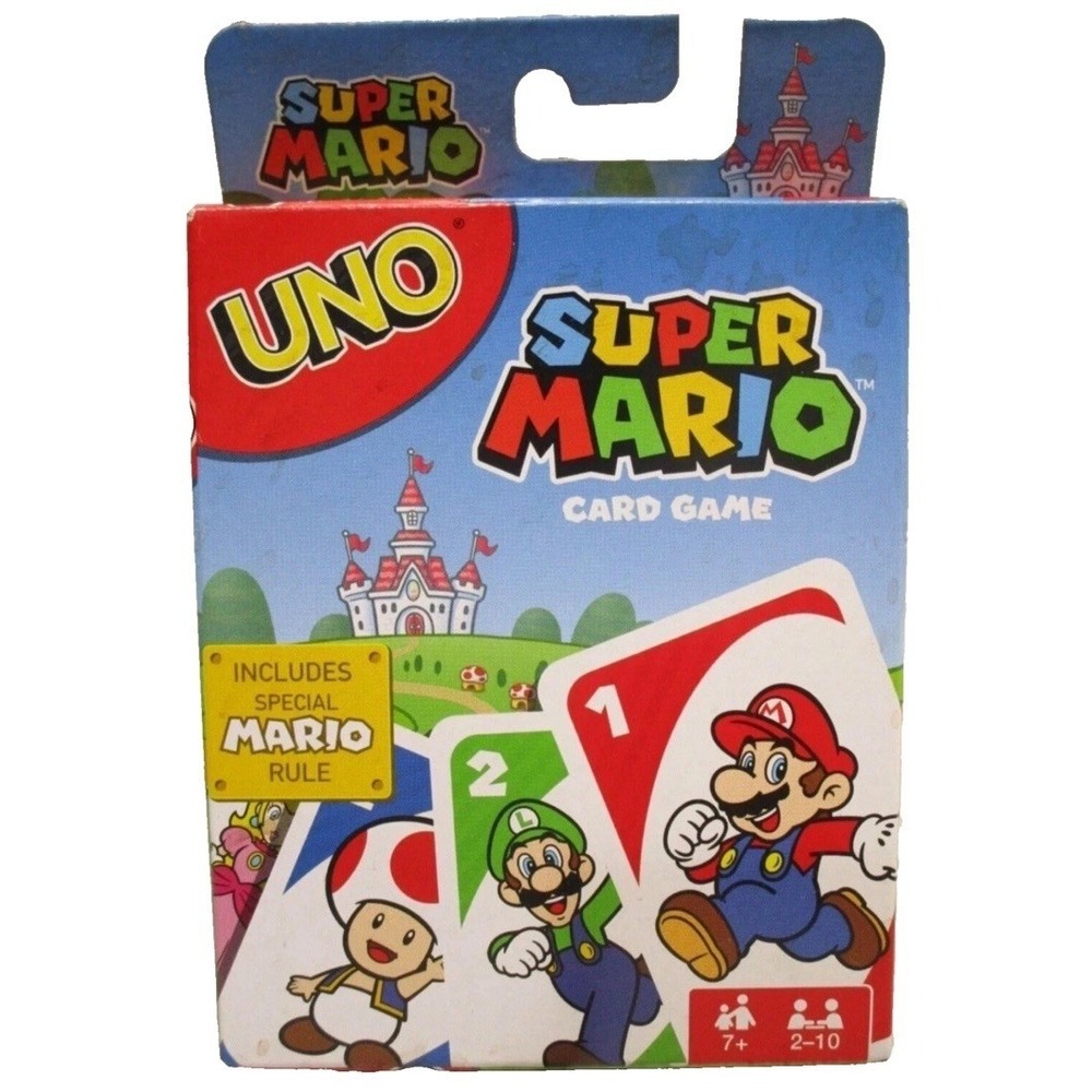 UNO Super Mario Bros. Nintendo Card Game Sealed Cards New